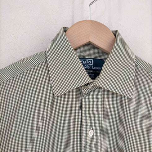 ポロバイラルフローレン Polo by RALPH LAUREN CLASSIC FIT 裾ポニー刺繍 チェックシャツ メンズ 141/2-32