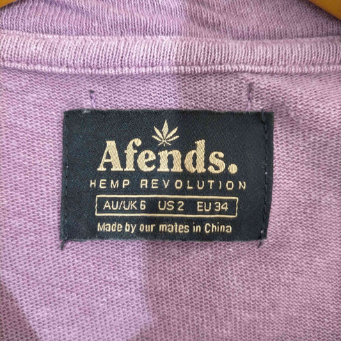 アフェンズ AFENDS ロゴ カットオフ S/S TEE メンズ JPN:M