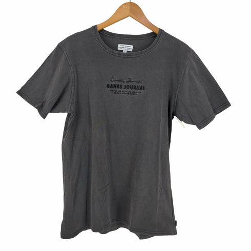 バンクスジャーナル BANKS JOURNAL ロゴ刺繍 S/S TEE メンズ JPN:M