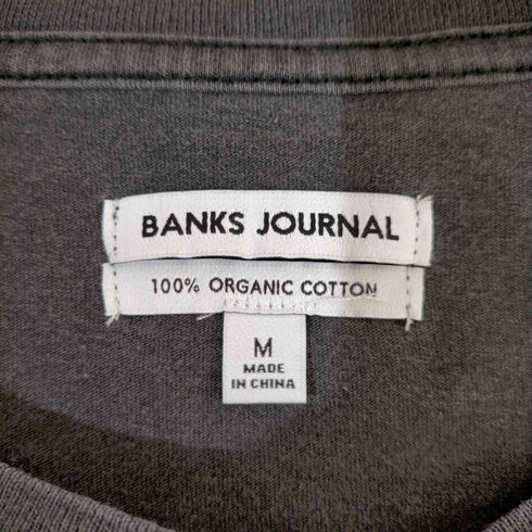 バンクスジャーナル BANKS JOURNAL ロゴ刺繍 S/S TEE メンズ JPN:M