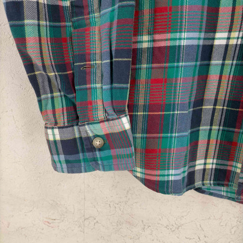 ラルフローレン RALPH LAUREN CLASSIC FIT ポニー刺繍 BDチェックシャツ メンズ JPN:XL