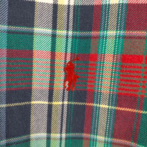 ラルフローレン RALPH LAUREN CLASSIC FIT ポニー刺繍 BDチェックシャツ メンズ JPN:XL