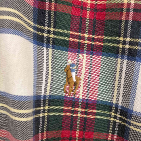 ラルフローレン RALPH LAUREN CLASSIC FIT ポニー刺繍 BDチェックシャツ メンズ JPN:XS