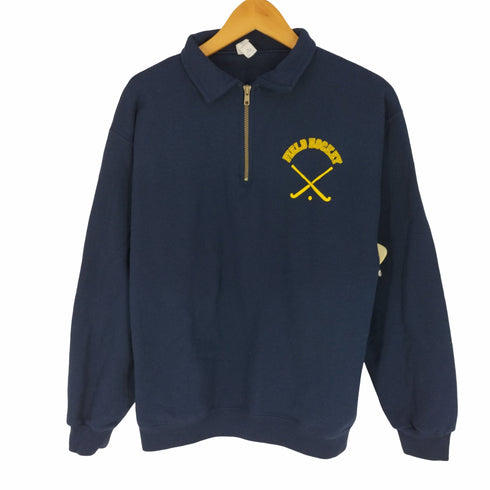 ジャージーズ JERZEES ハーフジップスウェット 両面プリント メンズ import:M