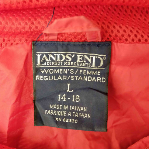 ランズエンド LANDS END ナイロンジップアップフーディ メンズ JPN:L