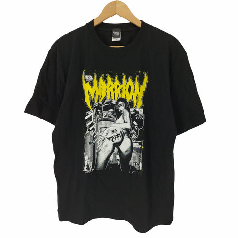 ハードコアチョコレート HARDCORE CHOCOLATE MARRION デカ尻イエロー コラボ S/S Tシャツ メンズ JPN:XL