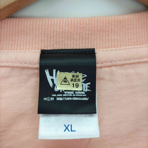 ハードコアチョコレート HARDCORE CHOCOLATE 喰いつきアプリコット プリント S/S Tシャツ メンズ JPN:XL