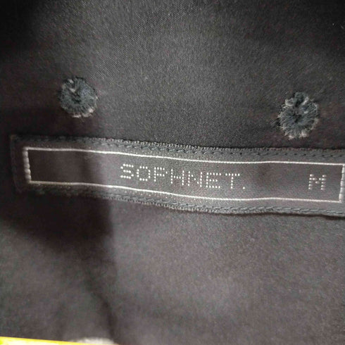 ソフネット SOPHNET. バンダナ柄 切替オープンカラーシャツ 開襟 メンズ JPN:M