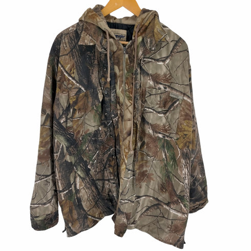 ラングラー Wrangler 90-00ss リアルツリーカモ シャツ フーディ メンズ JPN:XL