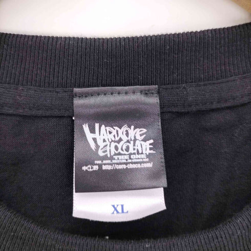 ハードコアチョコレート HARDCORE CHOCOLATE ピカレイザーピンク コラボ プリント S/S Tシャツ メンズ JPN:XL