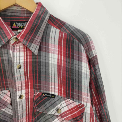 ラングラー Wrangler TRAIL チェックネルシャツ メンズ import:M