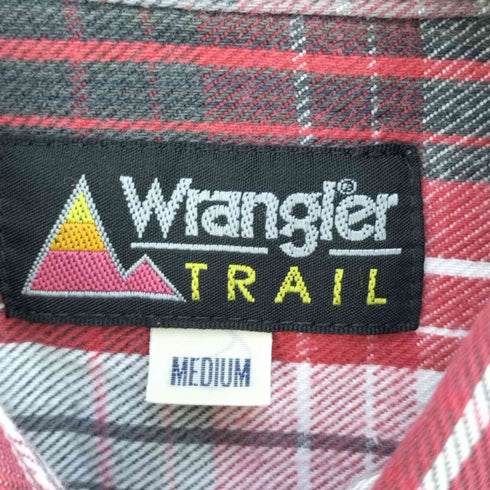 ラングラー Wrangler TRAIL チェックネルシャツ メンズ import:M