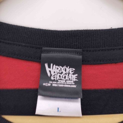 ハードコアチョコレート HARDCORE CHOCOLATE フルメルロゴ ボーダー長袖 Tシャツ メンズ JPN:L