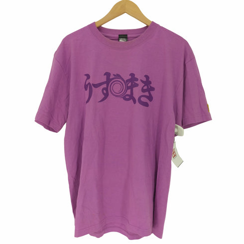 ハードコアチョコレート HARDCORE CHOCOLATE うずまき -UZUMAKI- 傷跡三日月ラベンダー プリント S/S Tシャツ メンズ JPN:XL