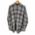 METROPOLITAN VIEW オーバーサイズ チェックシャツ メンズ JPN:XL