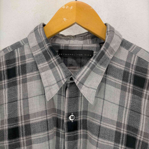 METROPOLITAN VIEW オーバーサイズ チェックシャツ メンズ JPN:XL