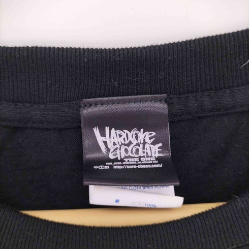 ハードコアチョコレート HARDCORE CHOCOLATE オールドクロウブラック プリント S/S Tシャツ メンズ JPN:XL