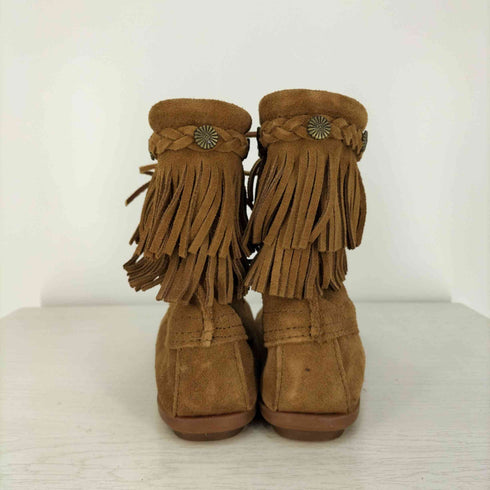 ミネトンカ Minnetonka Double FringeTramper Boot ダブルフリンジ トランパーブーツ レディース 8