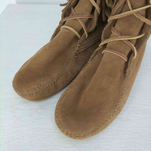 ミネトンカ Minnetonka Double FringeTramper Boot ダブルフリンジ トランパーブーツ レディース 8