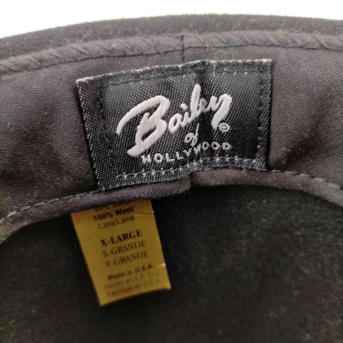ベイリーオブハリウッド Bailey of HOLLYWOOD USA製 ウール 中折れ フェルトハット TINO メンズ XL