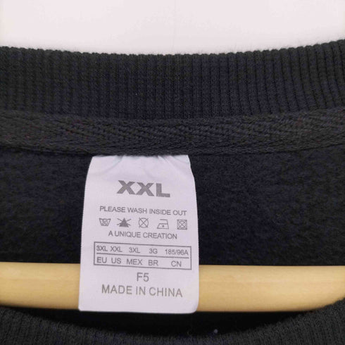 キャラクター プリント クルーネック スウェット メンズ import:XXL