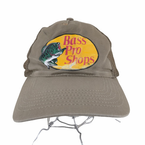 バスプロショップス BASS PRO SHOPS 6パネル 切替 チノ メッシュロゴプリントキャップ メンズ