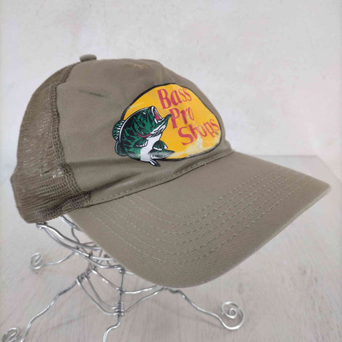 バスプロショップス BASS PRO SHOPS 6パネル 切替 チノ メッシュロゴプリントキャップ メンズ