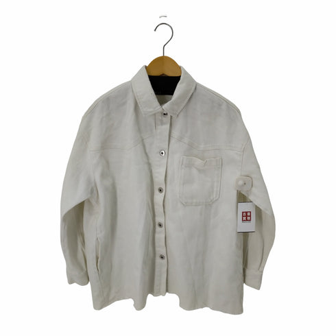 ザラ ZARA カットオフシャツジャケット レディース JPN:M