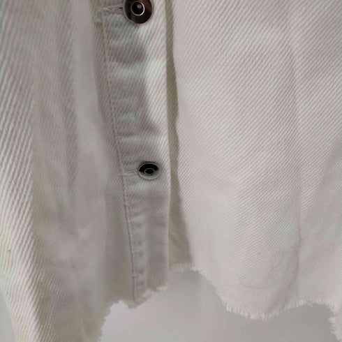 ザラ ZARA カットオフシャツジャケット レディース JPN:M