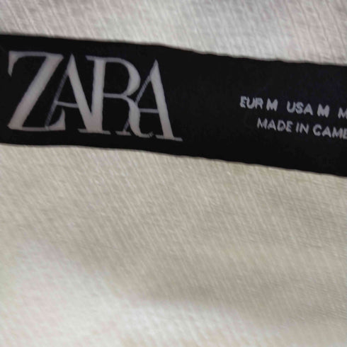 ザラ ZARA カットオフシャツジャケット レディース JPN:M