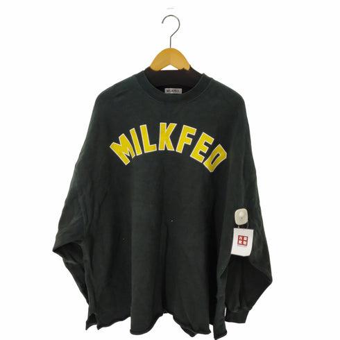 ミルクフェド MILKFED. オーバーサイズスウェットワンピース レディース ONE SIZE
