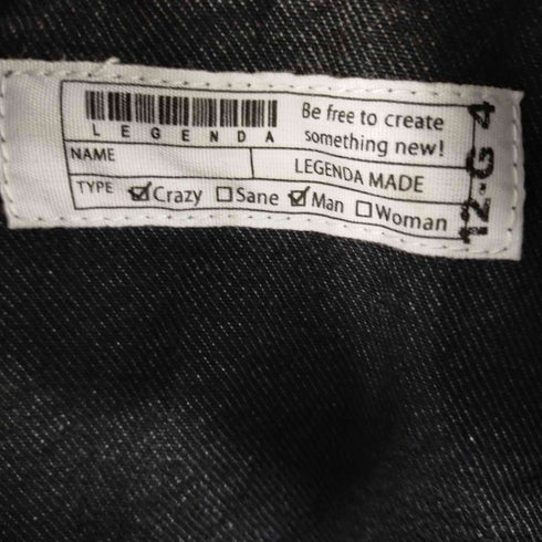 レジェンダ LEGENDA The Fact Rose Denim Blouson メンズ FREE