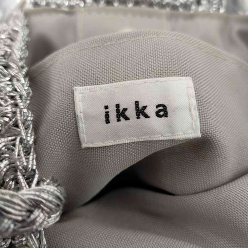 イッカ ikka 2WAYメタリック編み込みバッグ レディース