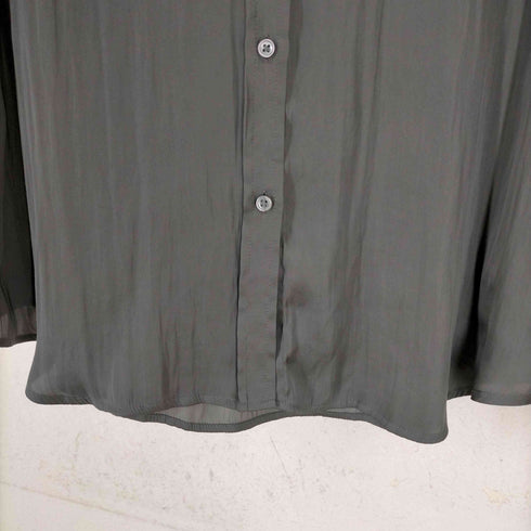 バナナリパブリック BANANA REPUBLIC シアー ドレープシャツ レディース JPN:L