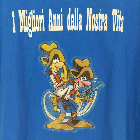 フルーツボディ キャラクター グラフィック プリント S/S Tシャツ メンズ import:XL
