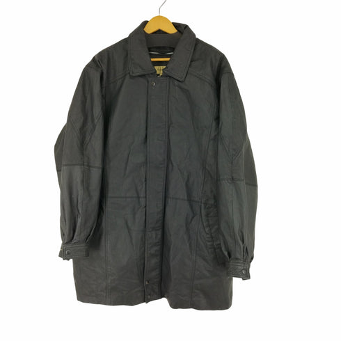 ACCENTS ライナー付き フェイクレザーロングコート メンズ 2XL