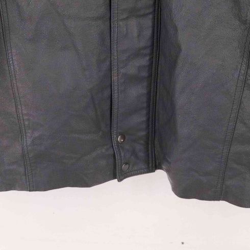 ACCENTS ライナー付き フェイクレザーロングコート メンズ 2XL