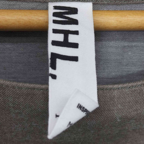 エムエイチエル マーガレットハウエル MHL. MARGARET HOWELL コットン ロングスリーブワンピース レディース JPN:1