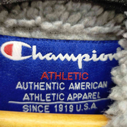 チャンピオン Champion フーデットナイロンロングジャケット 裏ボア メンズ