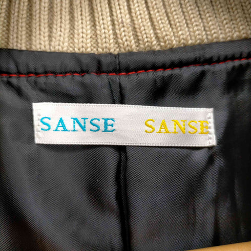 サンセサンセ SANSE SANSE 21AW ウールスタジャン メンズ JPN:M