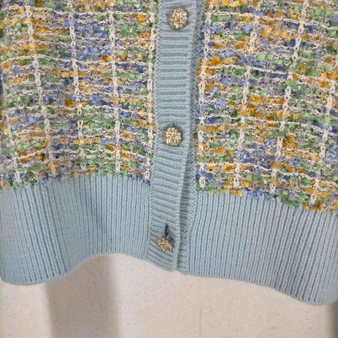 リリーブラウン Lily Brown 24SS ツイードニットカーディガン レディース ONE SIZE