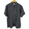 ランバン クラッシック LANVIN CLASSIQUE 光沢 リネン開襟シャツ メンズ import:L