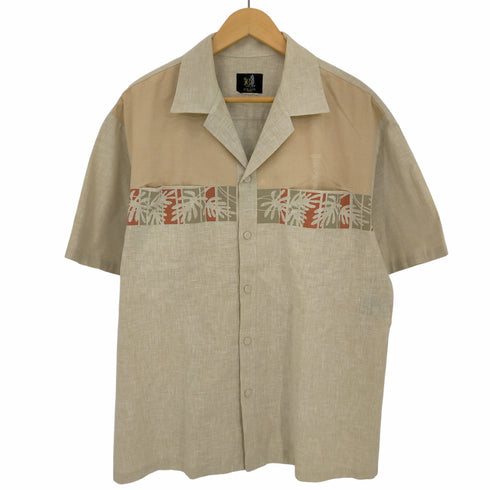 イオラニ IOLANI 70s 総柄オープンカラーシャツ アロハシャツ メンズ