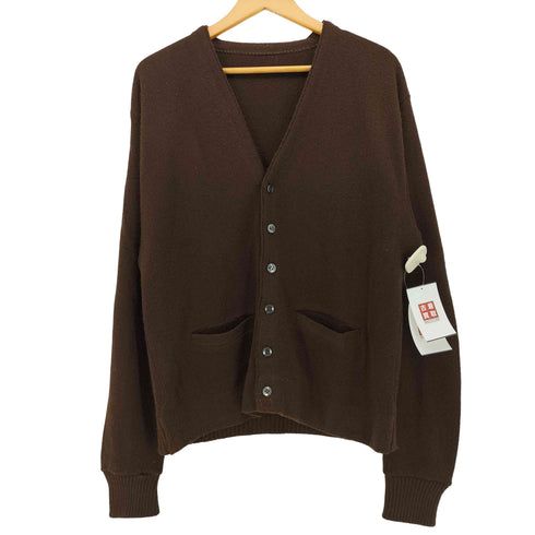 70S virgin orlon acrylc Cardigan メンズ JPN:L