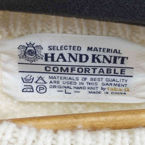 - TAKA Q hand knit フィッシャーマン ニット メンズ JPN:L