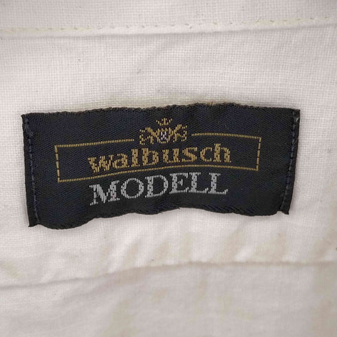 walbusch 裾ポケット サーマル切替開襟シャツ メンズ