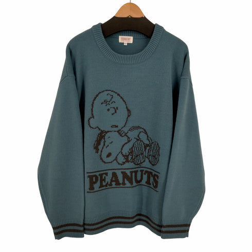 ピーナッツ PEANUTS ジャカードニット メンズ LL