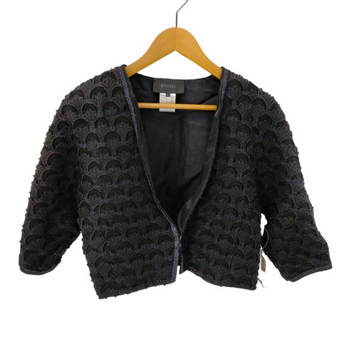 ボールジー BALLSEY 扇柄ノーカラー1Bジャケット レディース JPN:38