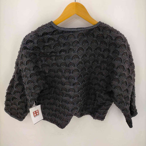 ボールジー BALLSEY 扇柄ノーカラー1Bジャケット レディース JPN:38