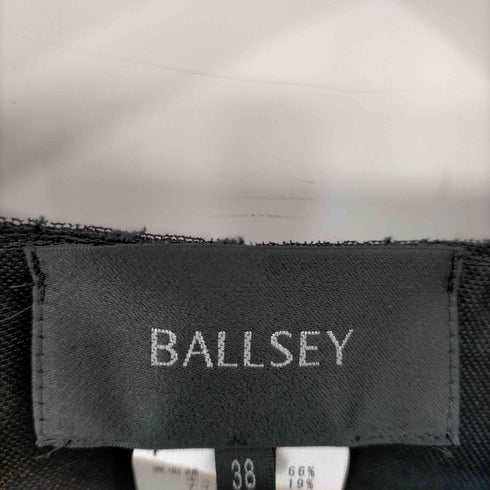 ボールジー BALLSEY 扇柄ノーカラー1Bジャケット レディース JPN:38